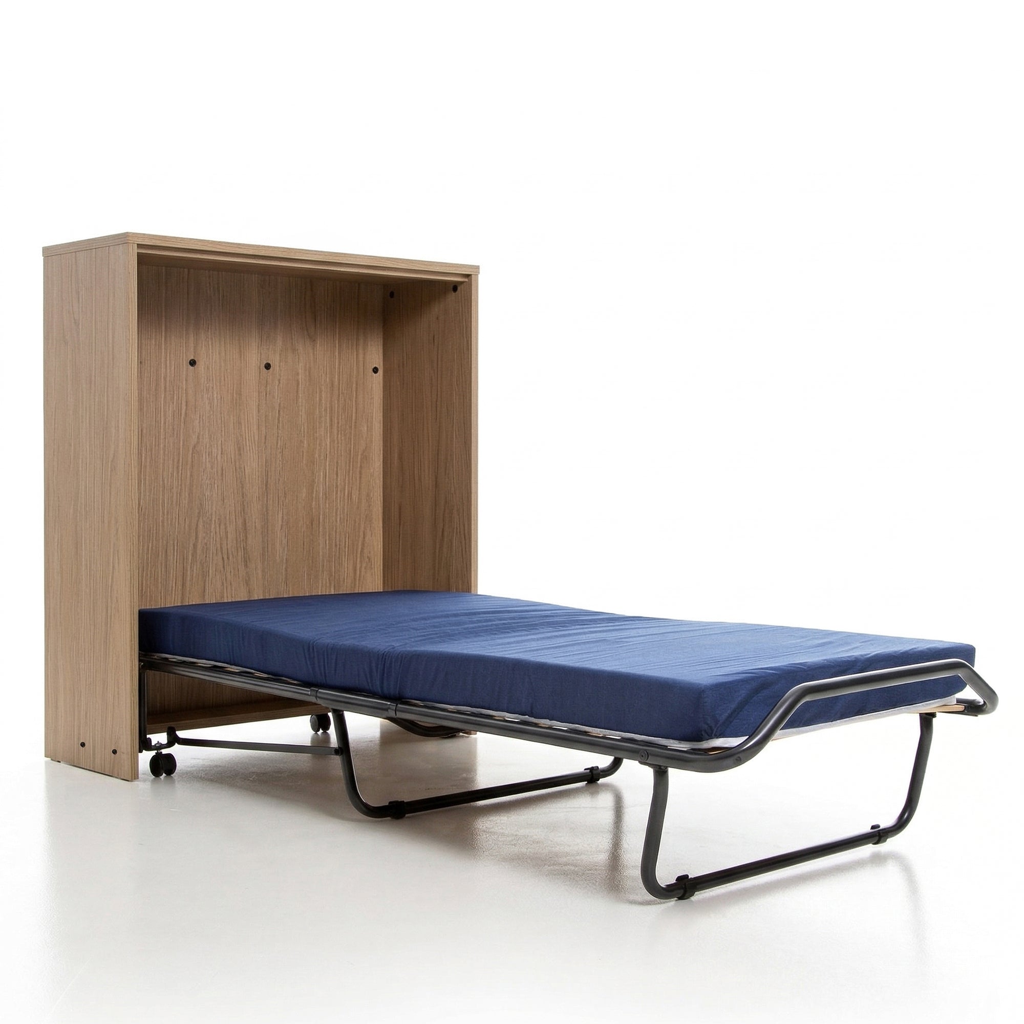 Mobile letto a scomparsa con brandina pieghevole 80x190 e materasso