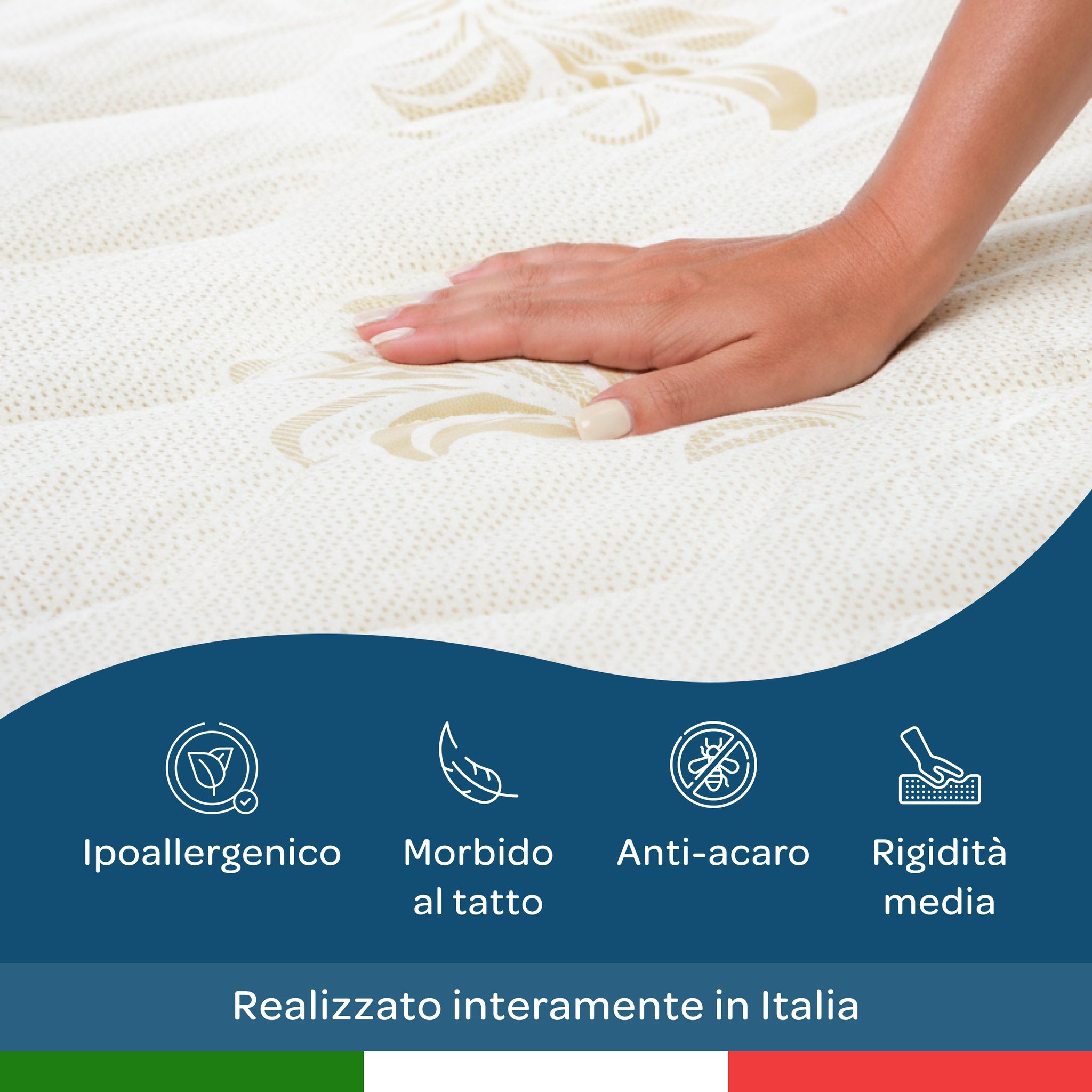 Materasso matrimoniale per divano letto 160x190 Losanna in waterfoam