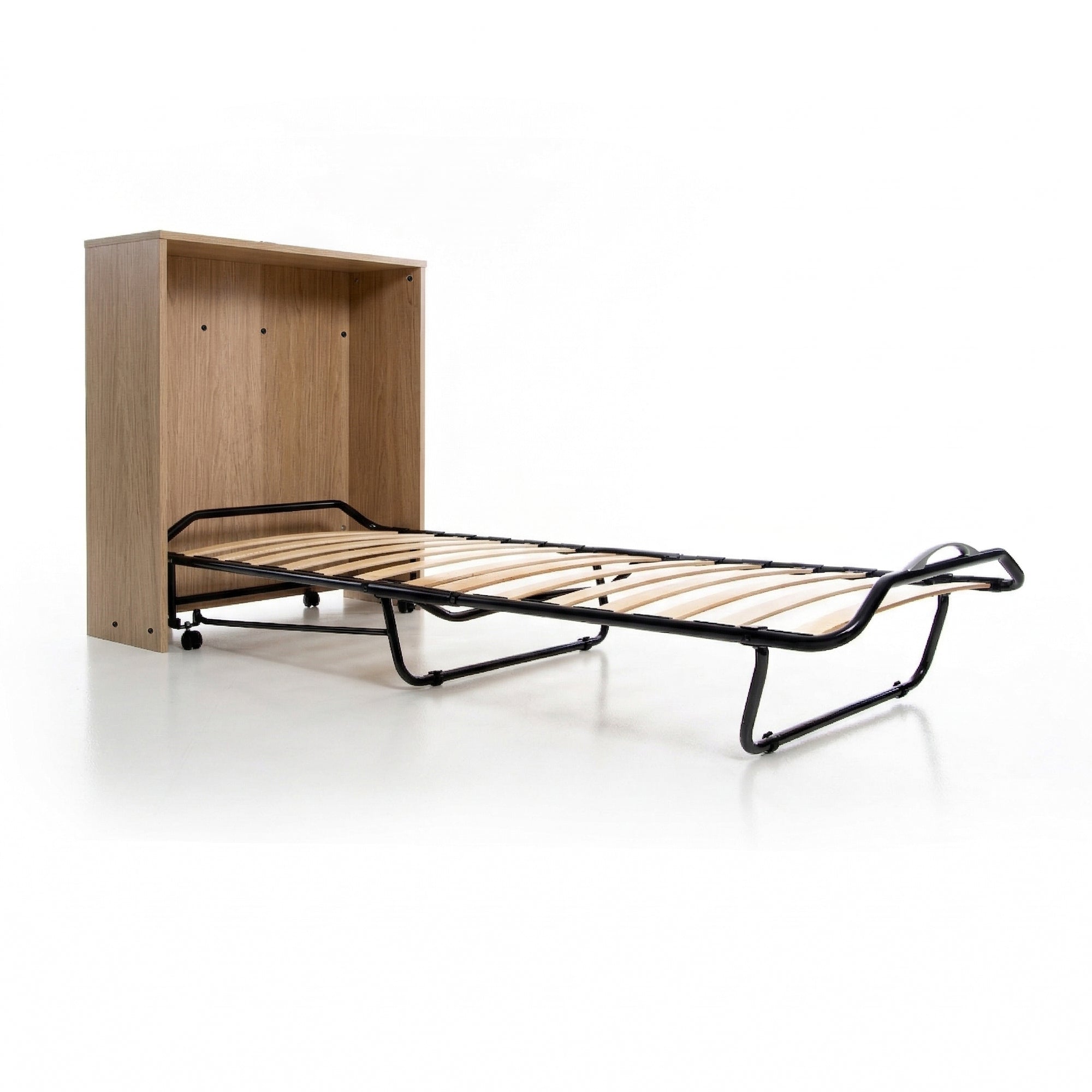 Mobile letto a scomparsa con brandina pieghevole 80x190 e materasso