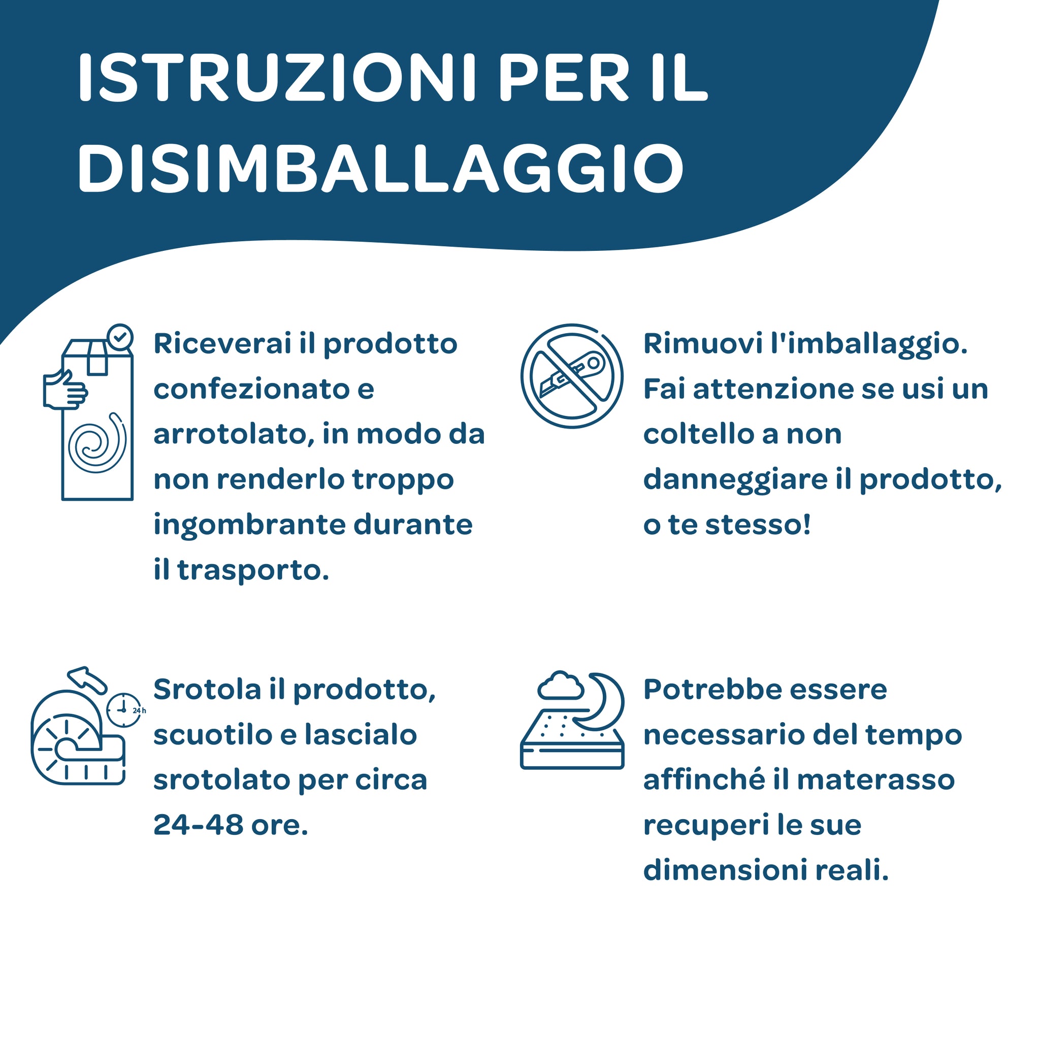 Materasso per bambini e ragazzi 80x190 antiacaro Damasco