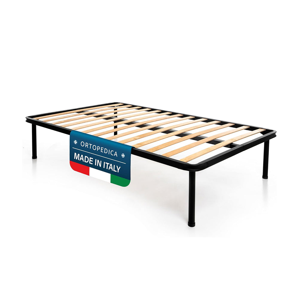 Rete letto matrimoniale 160x190 con doghe in legno