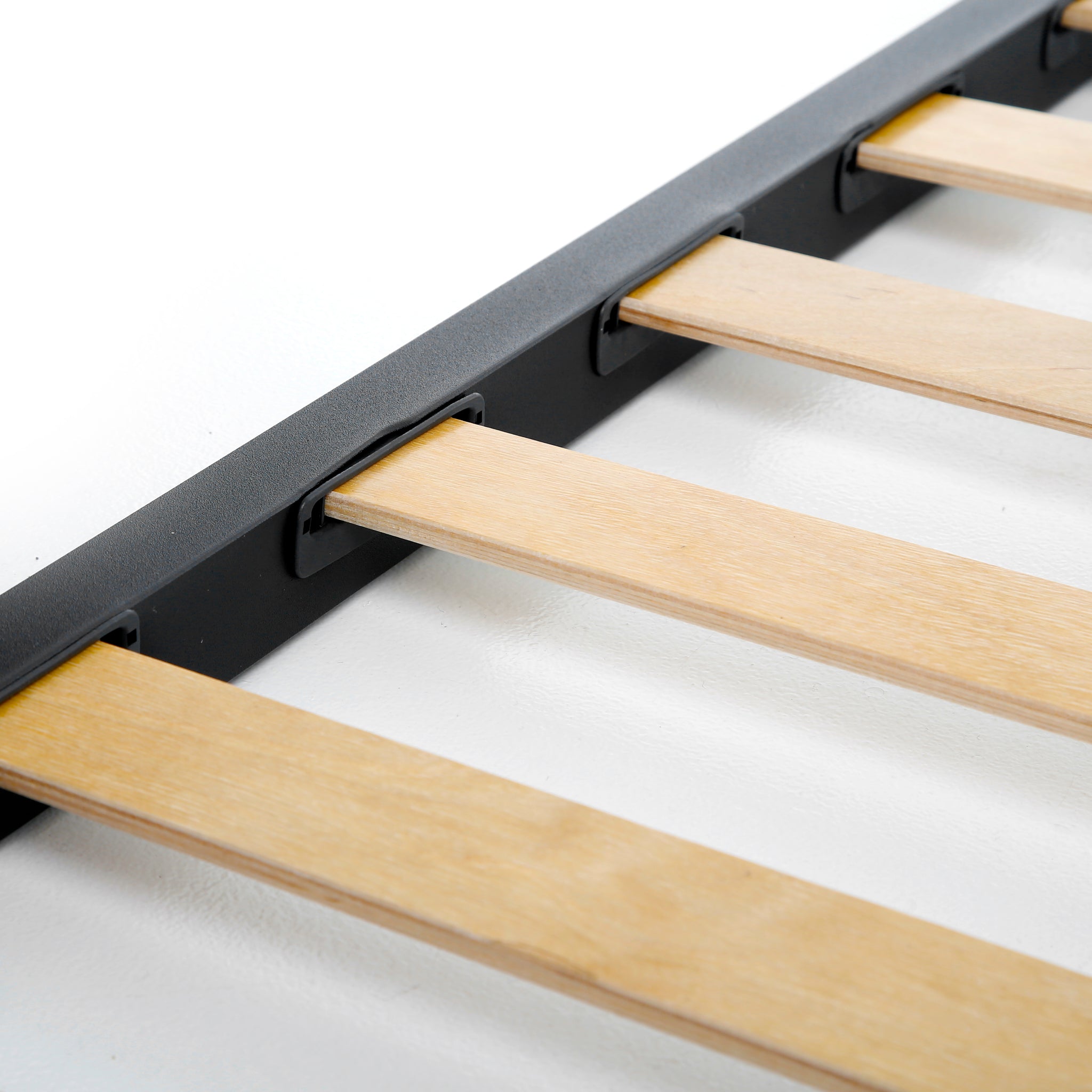 Rete letto alla francese 140x190 con doppio traverso e doghe in legno