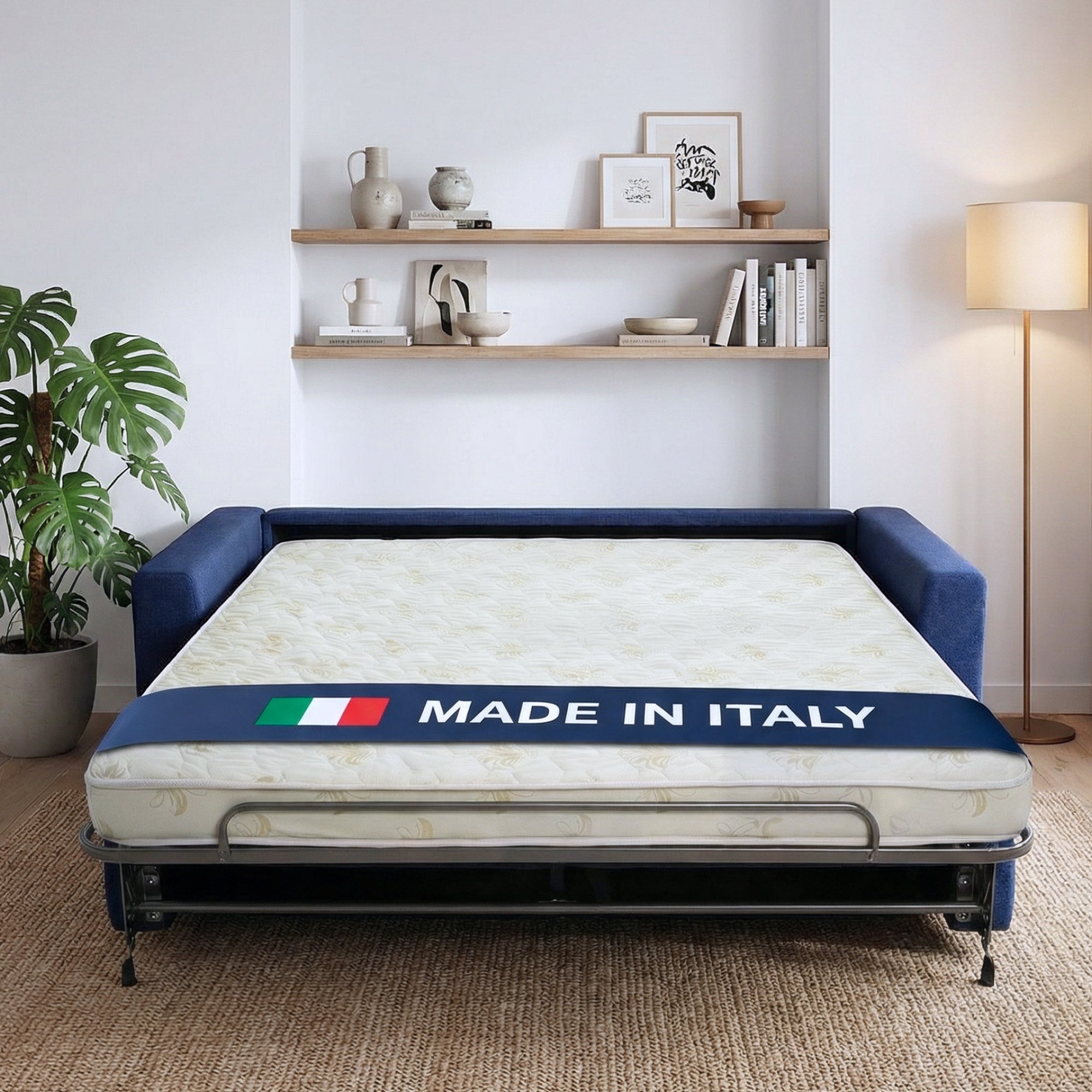 Materasso per divano letto alla francese 140x190 Losanna in waterfoam