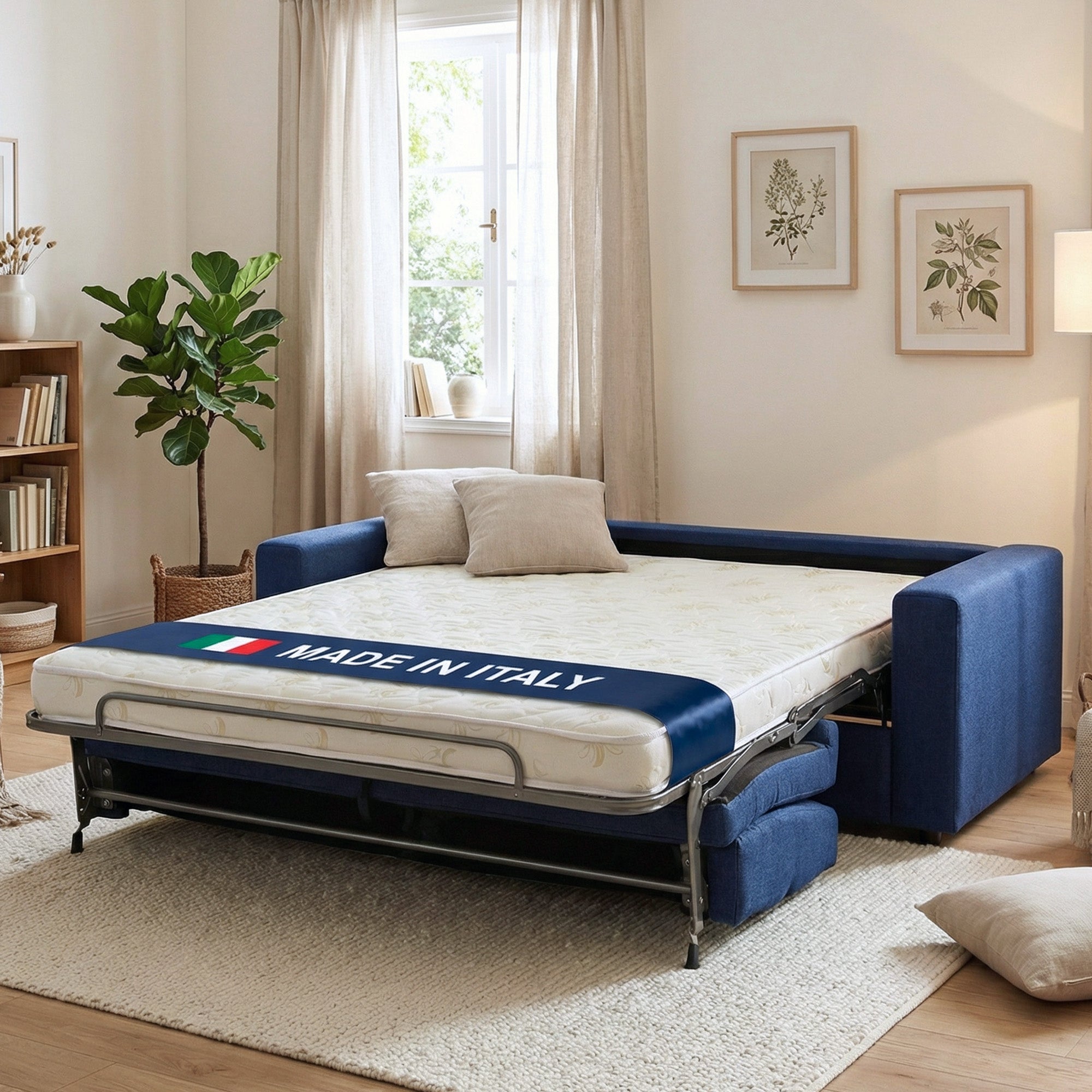 Materasso per divano letto alla francese 140x190 Losanna in waterfoam