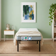 Kit rete letto singolo con materasso memory foam 90x200 Season Balance