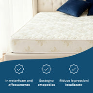 Materasso matrimoniale per divano letto 160x190 Losanna in waterfoam