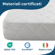 Materasso per bambini e ragazzi 90x190 antiacaro Damasco