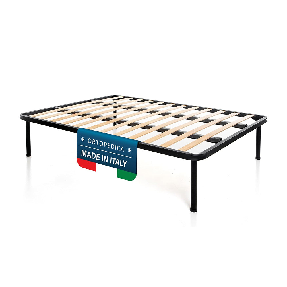 Yaheetech Struttura Letto Matrimoniale in Ferro Battuto a Doghe in Yaheetech Struttura Letto Matrimoniale in Ferro Battuto a Doghe in