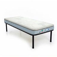 Kit rete letto una piazza e mezza con materasso memory foam 120x190 Season Balance