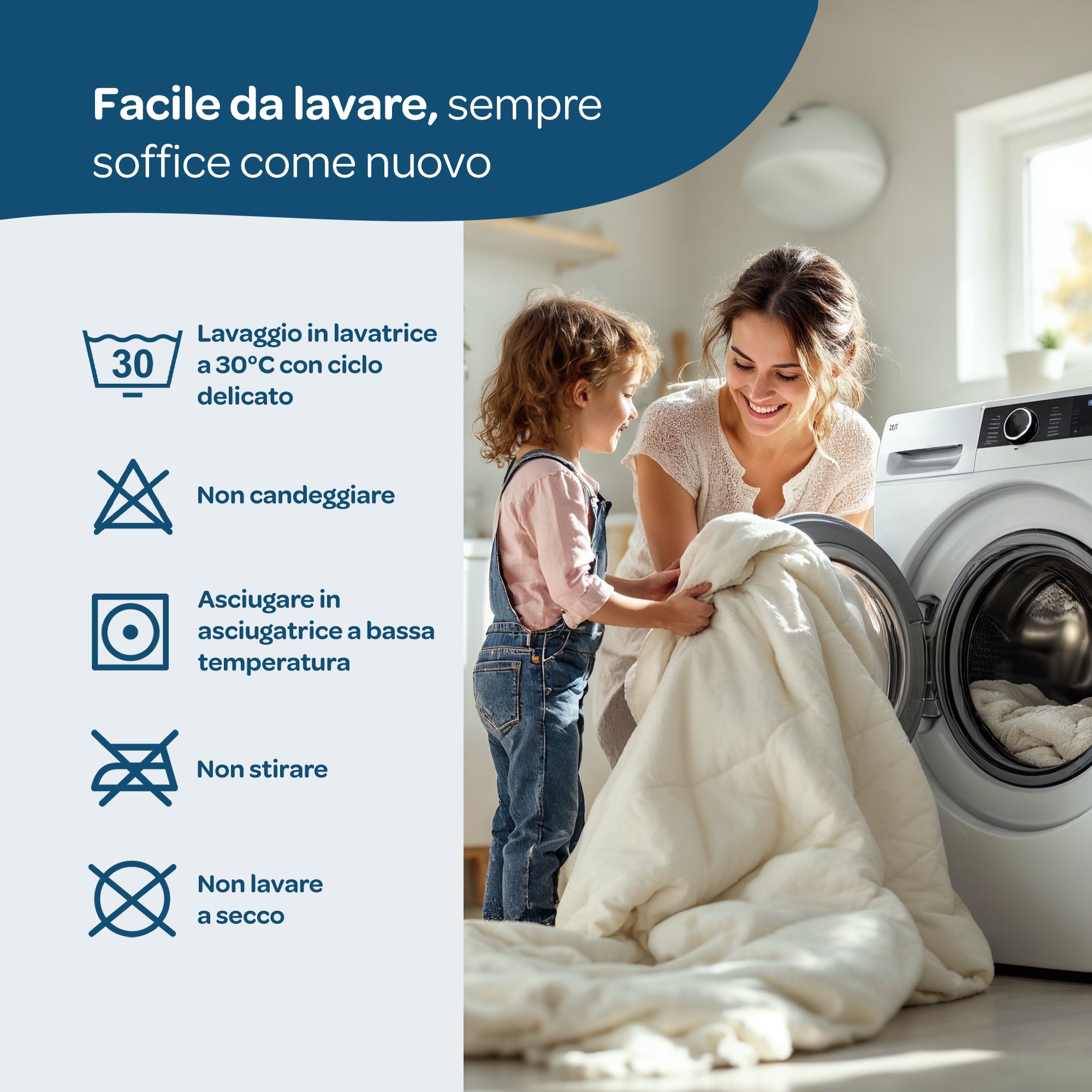 Piumino singolo invernale 155x200 in piuma d’oca certificata