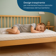 Materasso per bambini 90x190 antiacaro Damasco