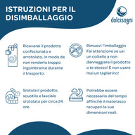 Topper singolo memory foam rinfrescante 80x190 Ice