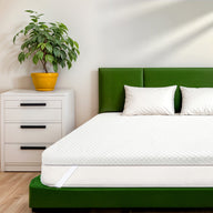 Topper letto alla francese memory foam rinfrescante 140x190 Ice