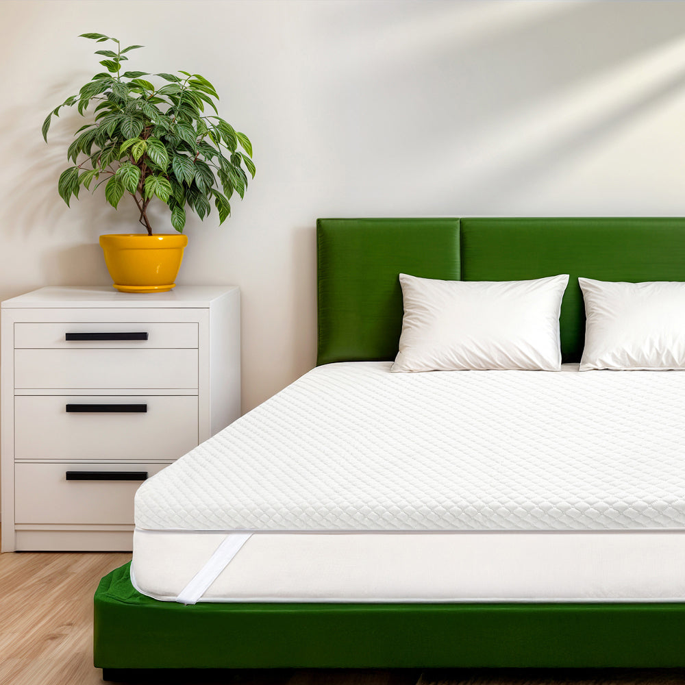 Topper letto alla francese memory foam rinfrescante 140x190 Ice