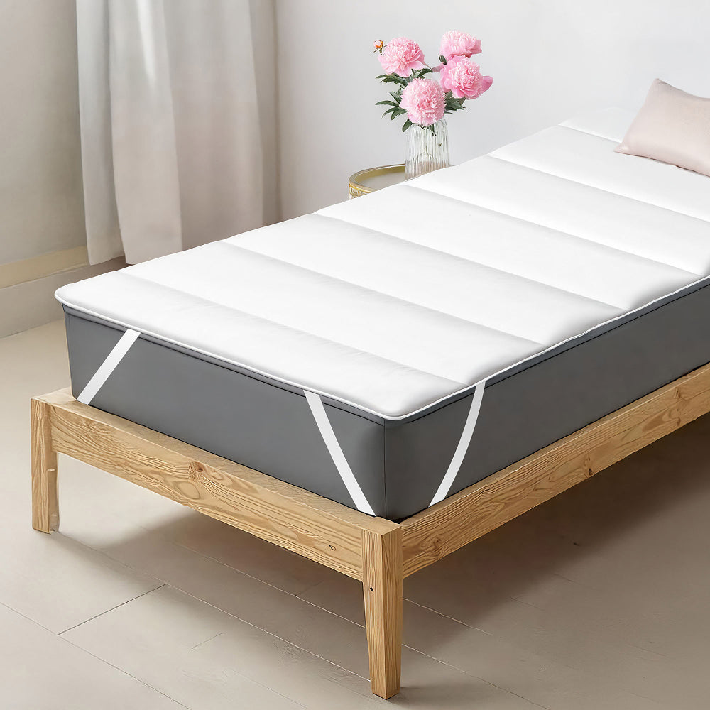 Topper singolo imbottito e trapuntato 80x190 Nuvola